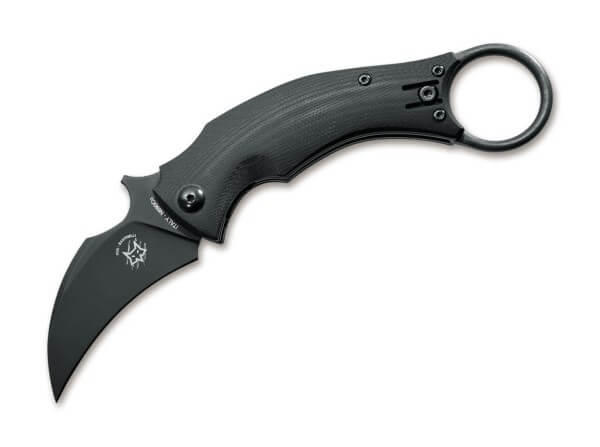 Pocket Knife, Black, Linerlock, N690, G10