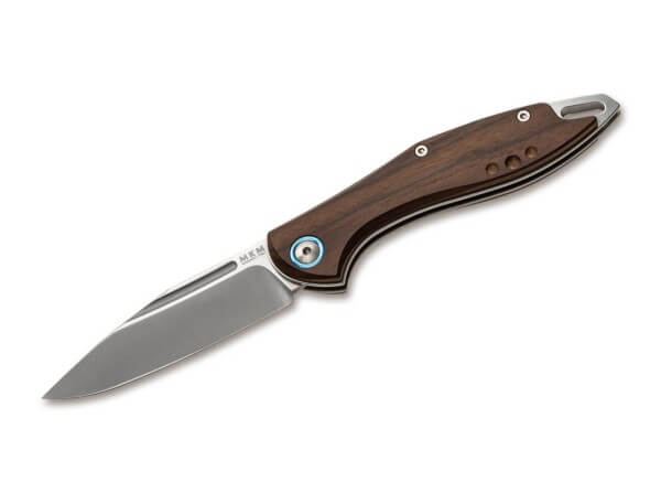 Pocket Knife, Brown, Slipjoint, M390, Santos Wood