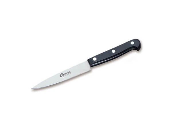 Kitchen Knife, Black, Fixed, 440A, Synthetic