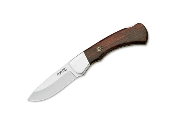 Pocket Knife, Brown, No, Backlock, N690, Rosewood