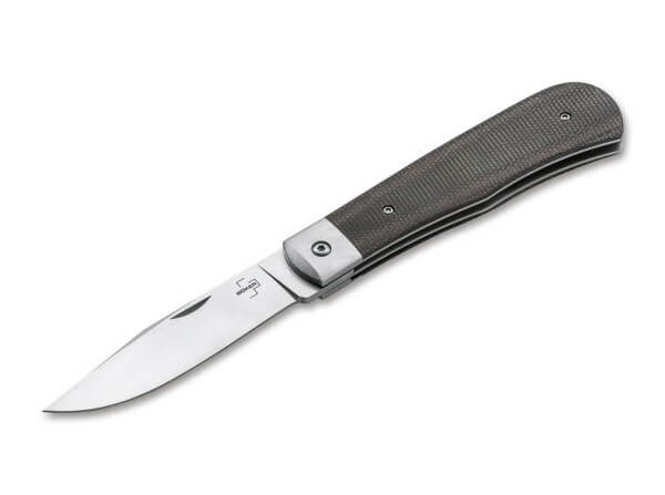 Pocket Knife, Brown, Flipper, Linerlock, D2, Micarta