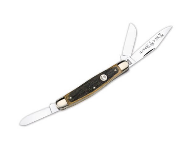 Pocket Knife, Brown, Nail Nick, C75, Oak Wood