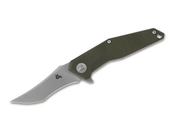 Pocket Knife, Olive, Flipper, Linerlock, 440C, G10