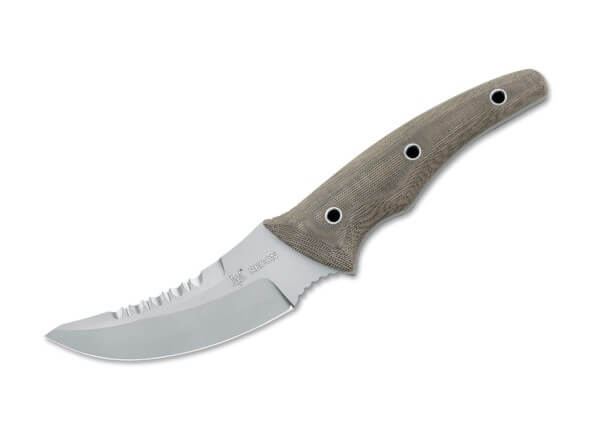 Fixed Blade Knives, Green, Fixed, N690, Micarta