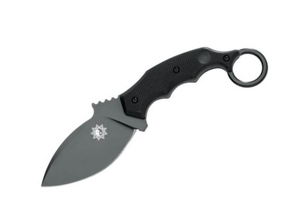 Fixed Blade Knives, Black, Fixed, N690, G10