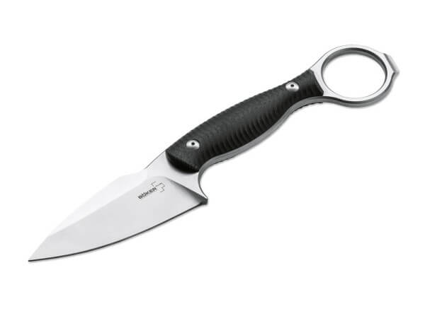 Fixed Blade Knives, Black, 14C28N, G10
