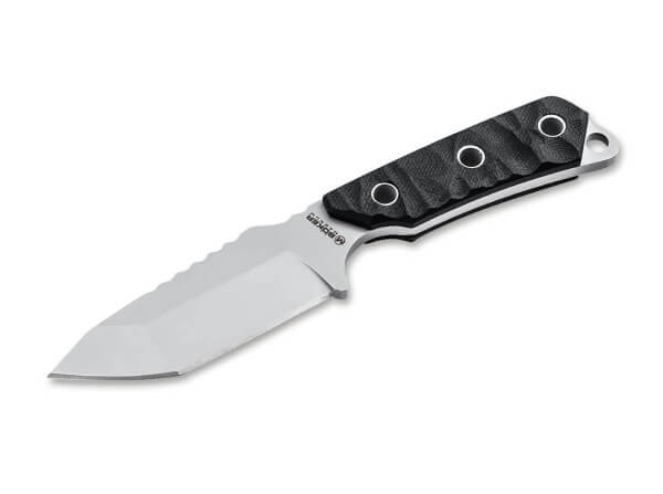 Fixed Blade, Black, Fixed, 440A, G10