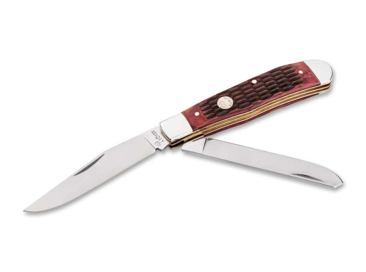 格安即決 Böker Manufaktur TS 2.0 1095 Trapper Rosewood | Boker USA ハンティングナイフ、狩猟刀