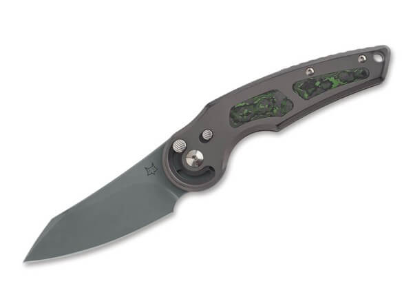 Pocket Knives, Green, Thumb Stud, Slide Lock, M390, Titanium