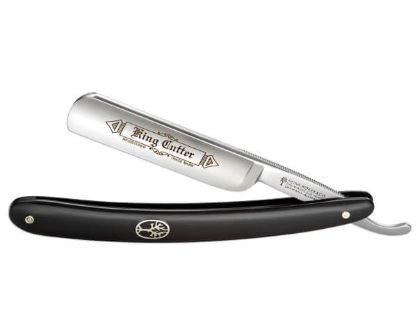 Straight Razor, Black, Carbon Steel, Synthetic