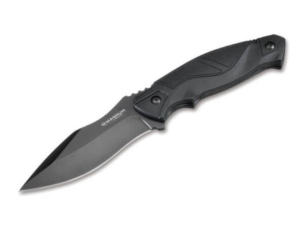 Fixed Blade Knives, Black, 440C, Synthetic