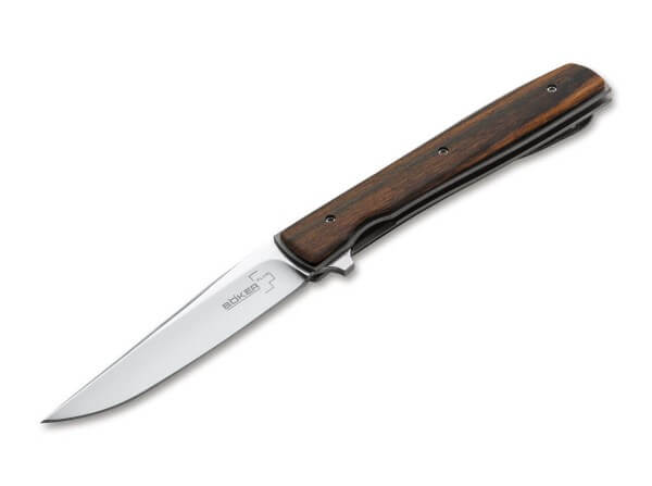 Pocket Knife, Brown, Flipper, Framelock, VG-10, Desert Ironwood