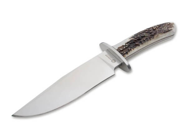 Fixed Blade Knives, Brown, N695, Stag