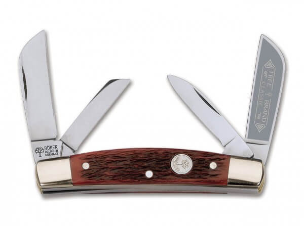 Pocket Knife, Red, Nail Nick, Slipjoint, C75, Jigged Bone