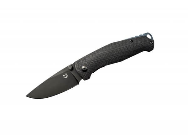 Pocket Knife, Black, Thumb Stud, Linerlock, Elmax, Carbon Fibre