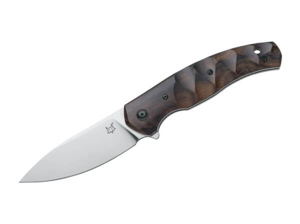 Pocket Knife, Brown, Flipper, Linerlock, N690, Ziricote Wood