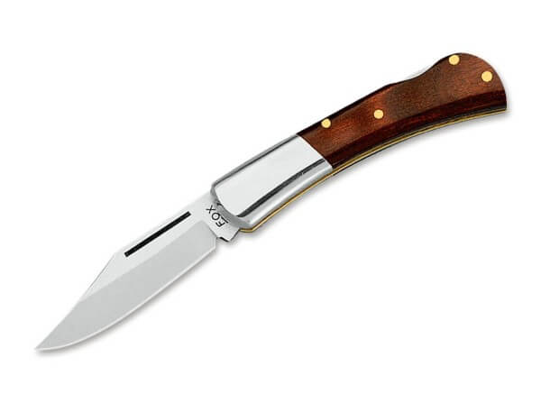 Pocket Knife, Brown, Nail Nick, Backlock, 420, Pakka Wood