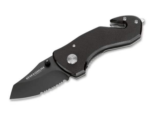 Pocket Knives, Black, Thumb Stud, Linerlock, 440A, Aluminum
