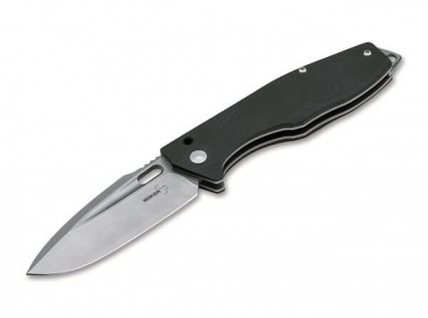 Pocket Knife, Black, No, Slipjoint, D2, G10