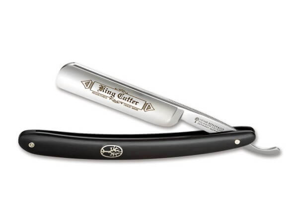 Straight Razor, Black, Stainless Steel, Synthetic