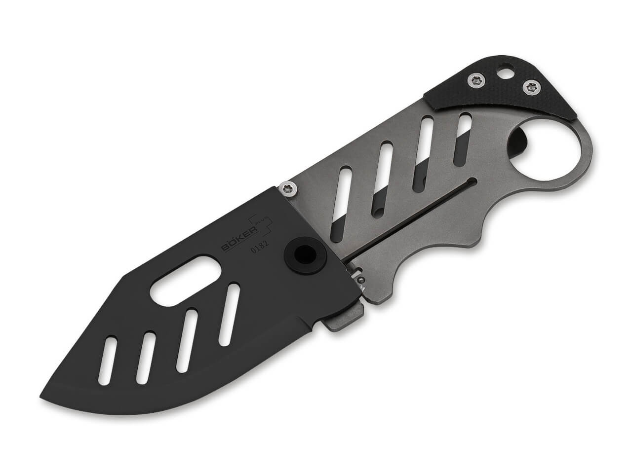 Böker Plus Credit Card Knife Black Clampack Boker USA