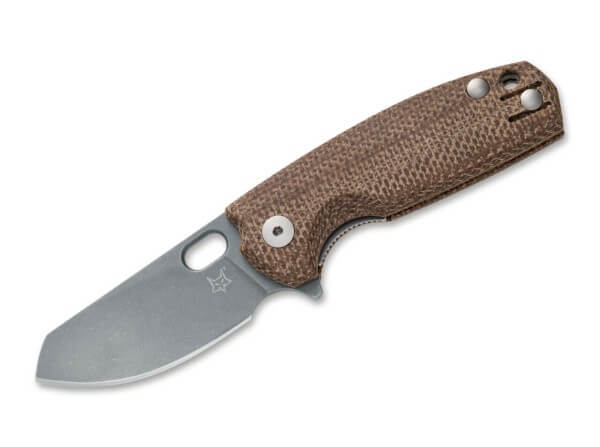 Pocket Knife, Brown, Flipper, Linerlock, M390, Micarta