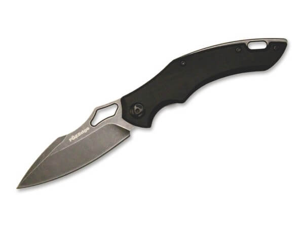 Pocket Knives, Black, Thumb Hole, Linerlock, Stainless Steel, G10