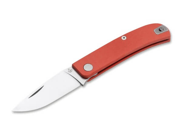 Pocket Knife, Orange, Nail Nick, Slipjoint, CPM-S-90V, G10