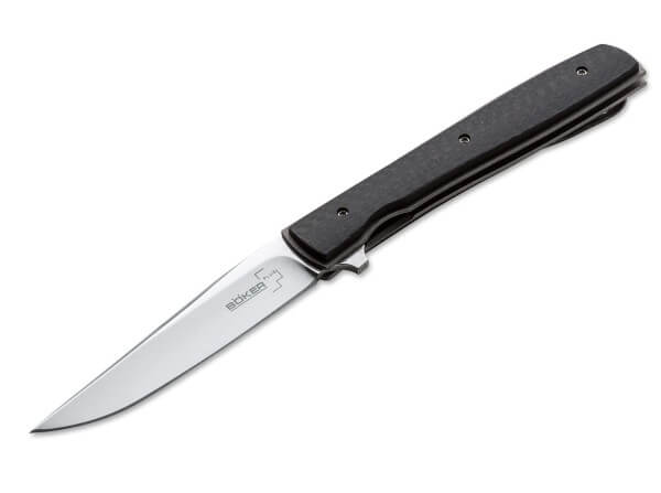 Pocket Knife, Black, Flipper, Framelock, VG-10, Carbon Fibre