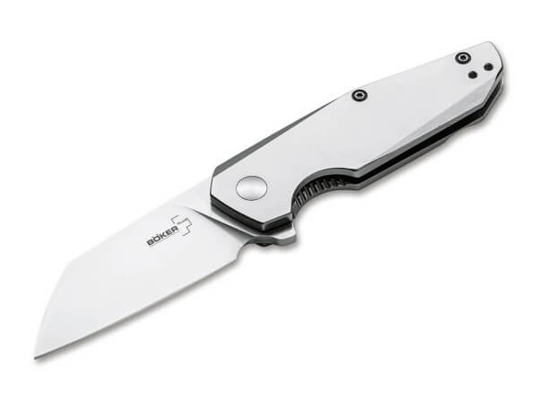 Pocket Knives, Silver, Flipper, Framelock, D2, Stainless Steel