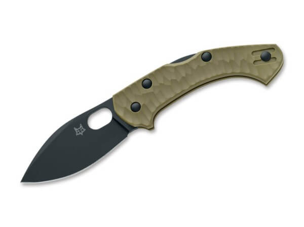 Pocket Knives, Green, Thumb Hole, Backlock, Stainless Steel, FRN