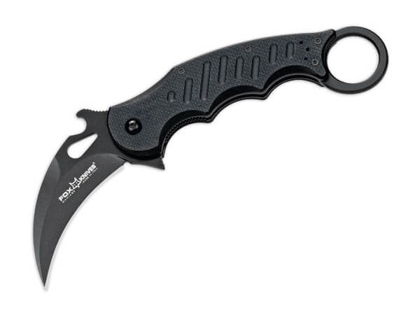 Pocket Knife, Black, Wave, Linerlock, N690, G10