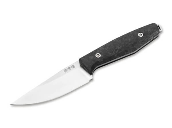 Fixed Blade Knives, Black, Fixed, RWL 34, Carbon Fibre