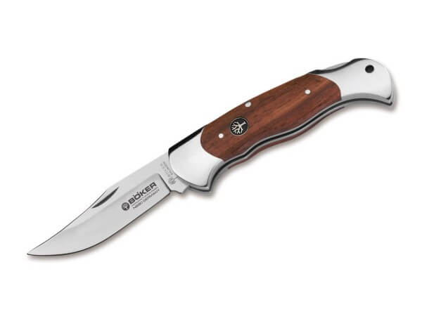 Pocket Knife, Brown, Nail Nick, Backlock, N690, Rosewood