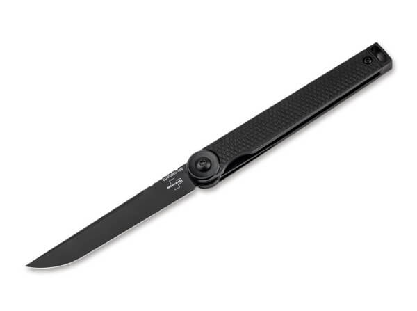Pocket Knife, Black, Flipper, Linerlock, CPM-S-35VN, G10