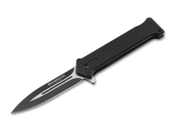 Pocket Knife, Black, Flipper, Linerlock, 440A