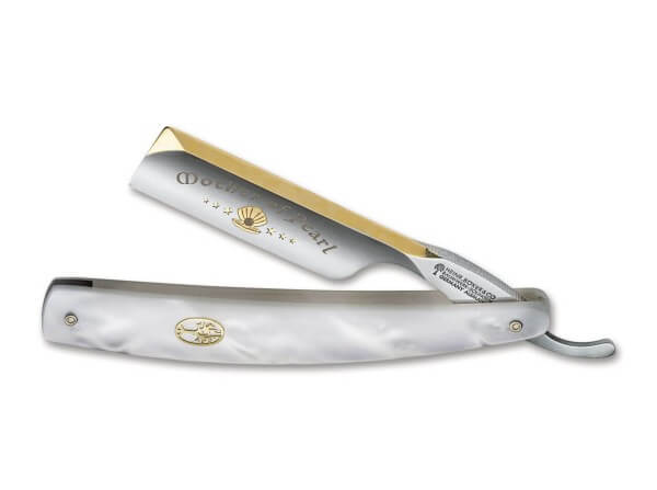 Straight Razor, White, O1, Pearl Imitation