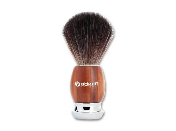 Shaving Brush, Brown, Plum Wood