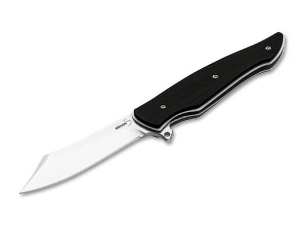 Pocket Knife, Black, Flipper, Linerlock, 9Cr13CoMoV, G10