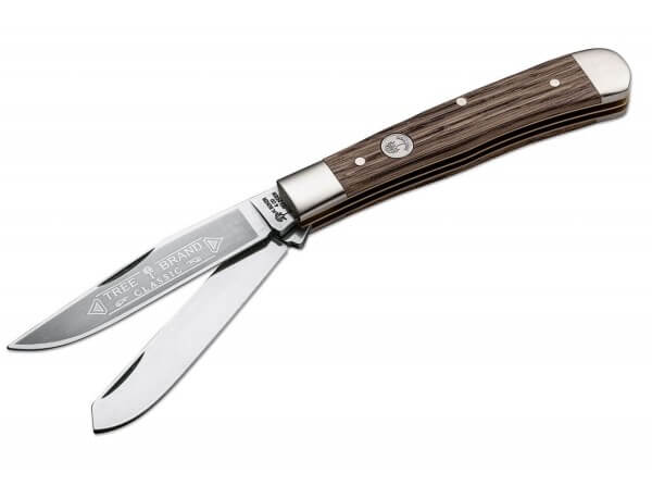 Pocket Knife, Brown, Nail Nick, Slipjoint, C75, Oak Wood