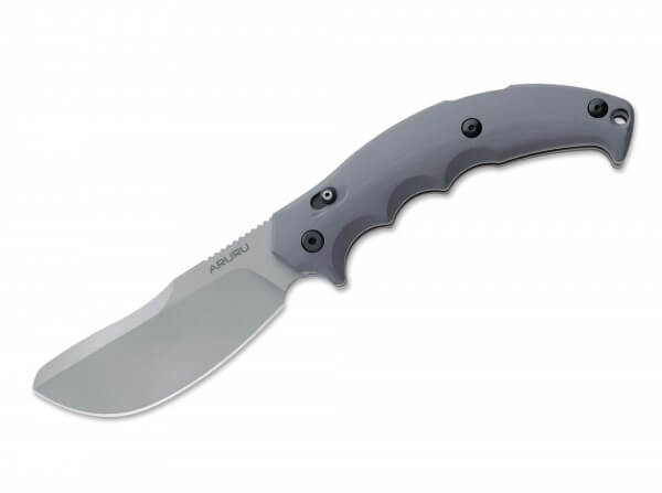 Pocket Knife, Grey, No, Backlock, N690, G10