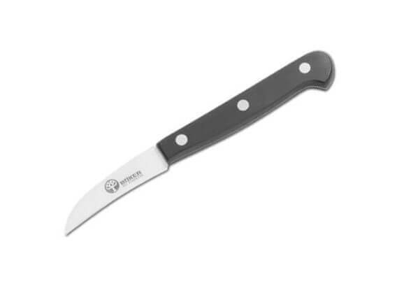 Kitchen Knife, Black, Fixed, 440A, Synthetic