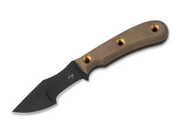 Fixed Blade Knives, Brown, Fixed, 1095, Micarta