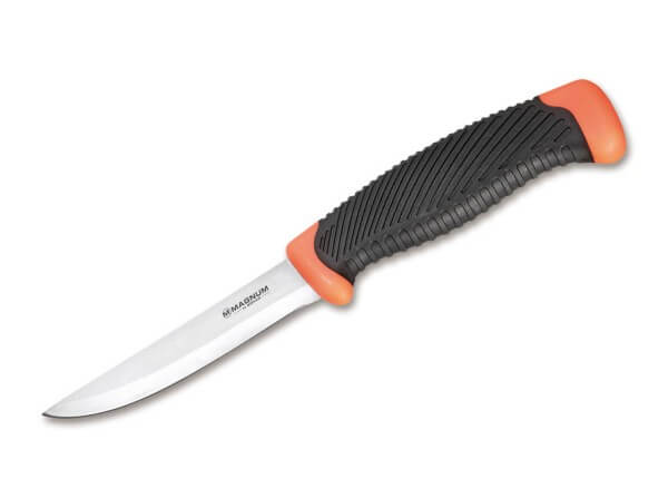 Fixed Blade, Orange, 420, Synthetic