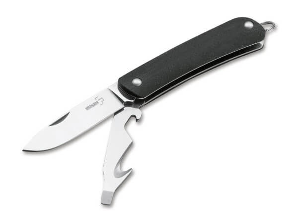 Pocket Knife, Black, Slipjoint, 12C27, G10