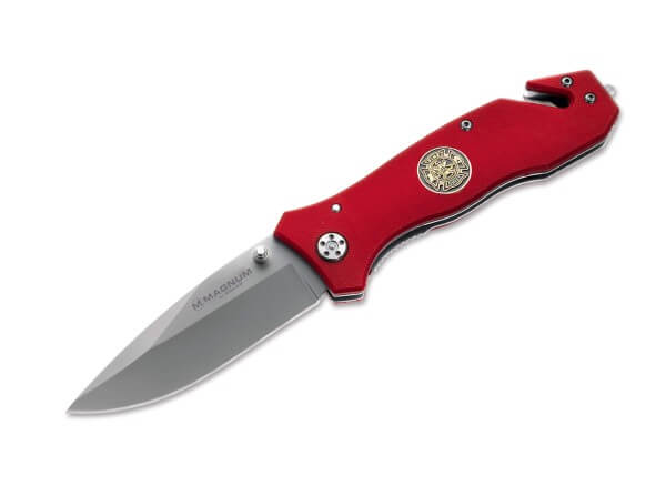 Pocket Knife, Red, Thumb Stud, Linerlock, 440A, G10