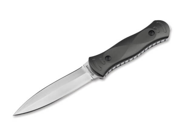 Fixed Blade Knives, Black, Fixed, 440B, Aluminum