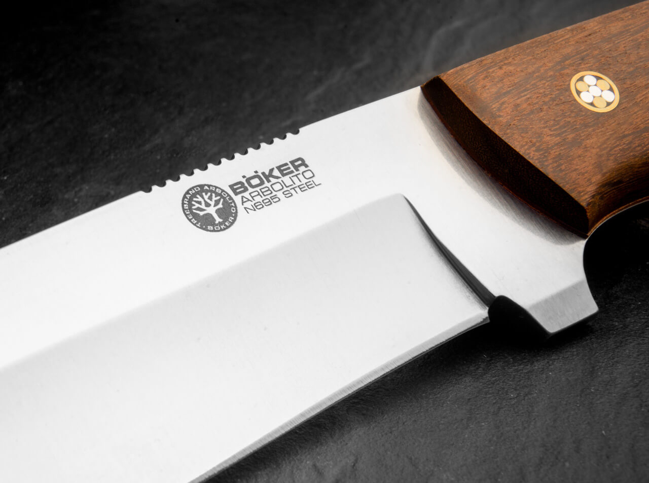 Boker Arbolito Venador - Premium Hunting Knife with Ebony Handle-img-5
