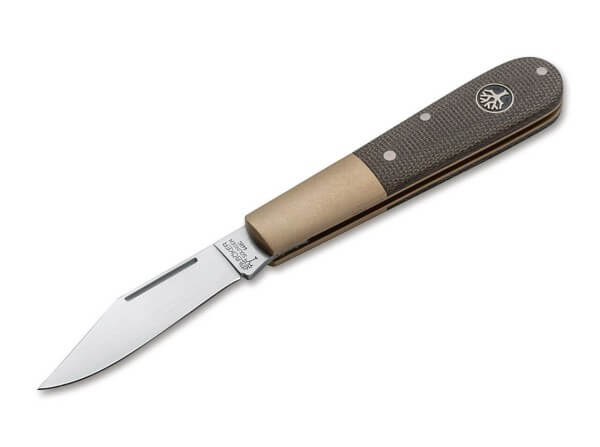 Pocket Knife, Olive, Nail Nick, Slipjoint, 440C, Micarta