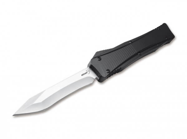 Pocket Knife, Black, OTF, D2, Aluminum